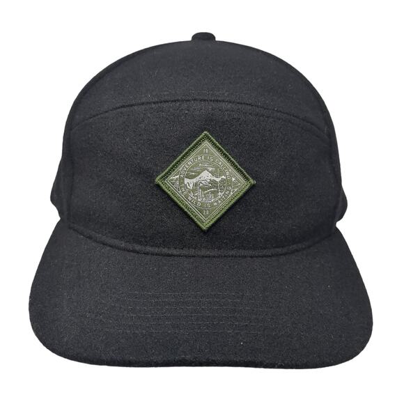 Adventure Is Calling The Wild Is Waiting Snapback Hat Black One Size Eddie Bauer - Picture 1 of 9